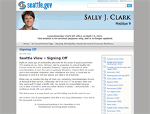 Tablet Screenshot of clark.seattle.gov