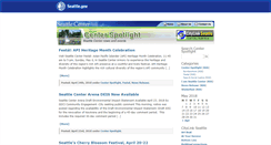 Desktop Screenshot of centerspotlight.seattle.gov
