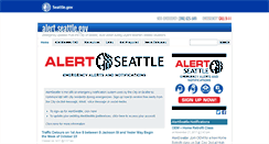 Desktop Screenshot of alerts.seattle.gov