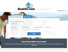 Tablet Screenshot of meetings.seattle.com